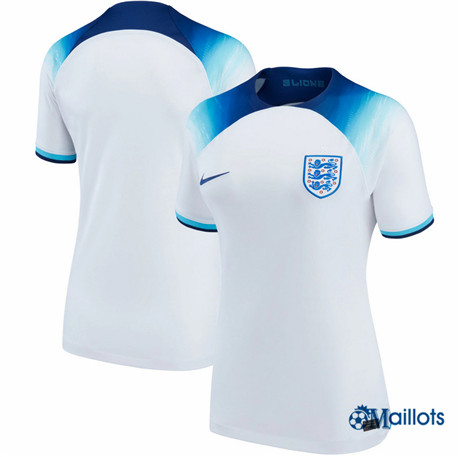 omaillots Maillot foot Angleterre Femme Domicile 2022-2023 Flocage