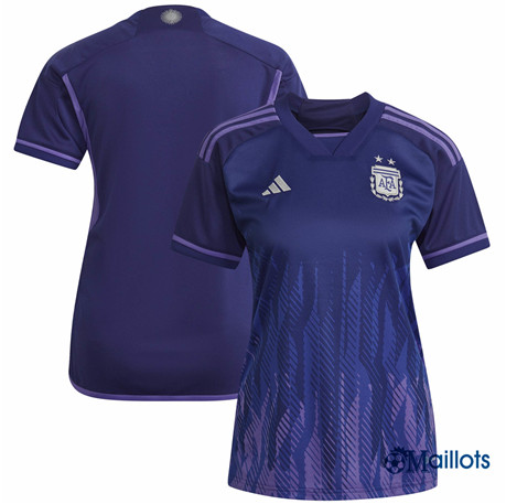 omaillots Maillot foot Argentine Femme Exterieur 2022-2023 shopping