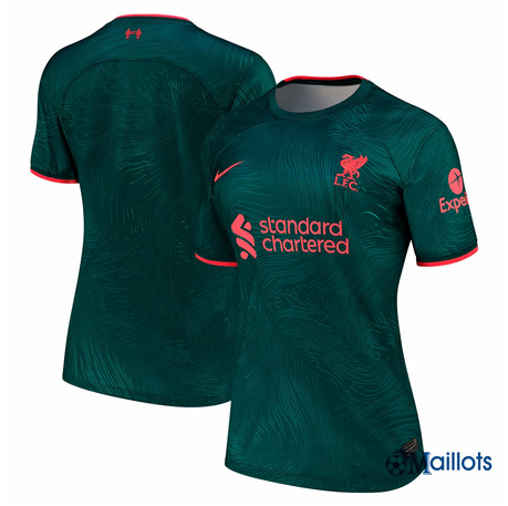 omaillots Maillot foot FC Liverpool Femme Third 2022-2023 discout