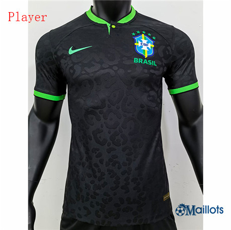 omaillots Maillot foot Brésil Player Noir 2022-2023 Flocage