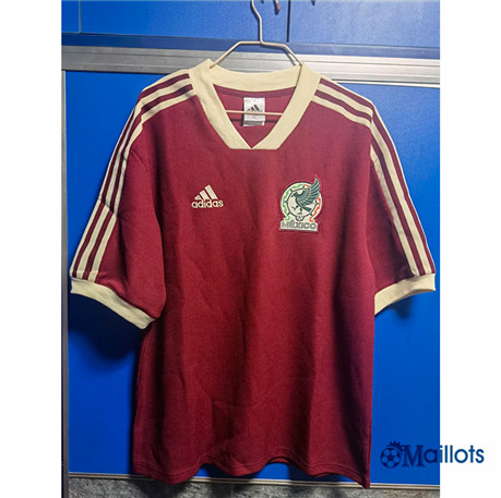 omaillots Maillot foot Mexique red Flocage