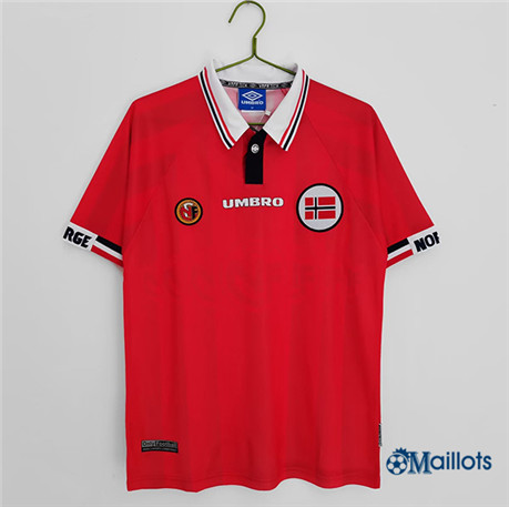 omaillots: Grossiste maillot foot Retro1998-99#Norvège Domicile Outlet