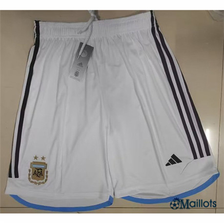 omaillots Maillot foot Argentine Short Blanc 2022-2023 grossiste