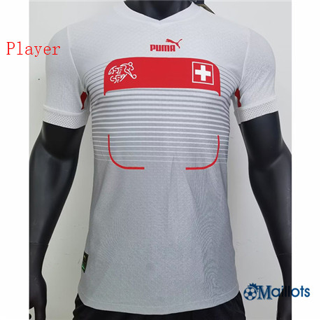 omaillots: Grossiste maillot foot Suisse Player Exterieur 2022 2023 Original