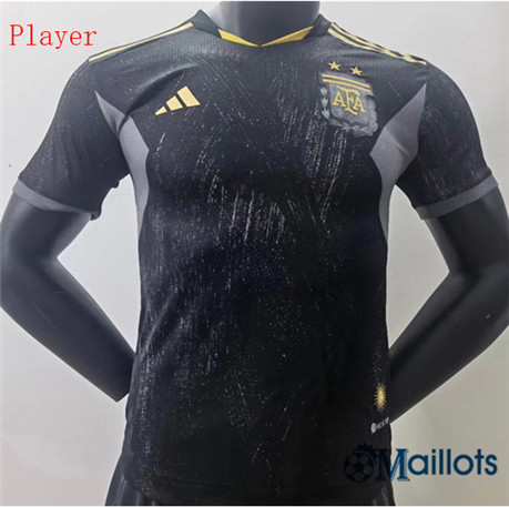 Grossiste omaillots Maillot Foot Player Argentine Noir Coupe du Monde 2022 2023