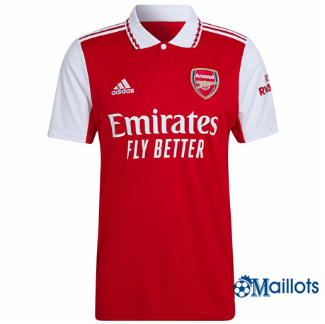 Grossiste omaillots Maillot Foot Arsenal Domicile 2022 2023