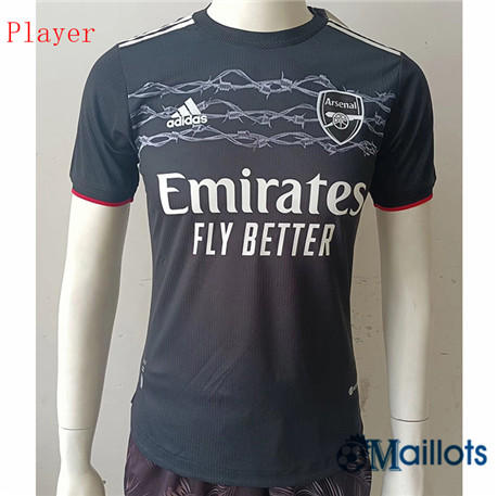 Grossiste omaillots Maillot Foot Player Arsenal Noir 2022 2023