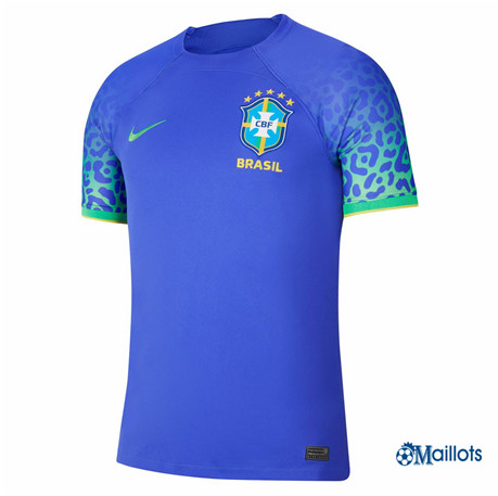 Grossiste omaillots Maillot Foot Brésil Exterieur Coupe du Monde 2022 2023