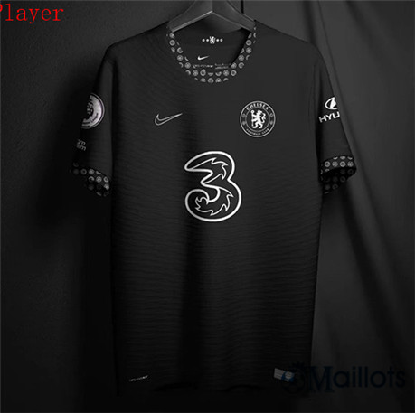 Grossiste omaillots Maillot Foot Player Chelsea Noir