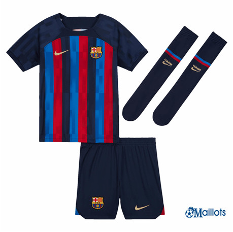 Grossiste omaillots Maillot Foot Barcelone Enfant Domicile 2022 2023