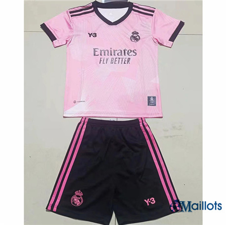 Grossiste omaillots Maillot Foot Real Madrid Enfant Y3 Pourpre 2022 2023