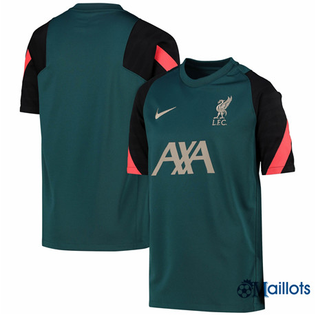 Grossiste omaillots Maillot Foot Liverpool Training Vert 2022 2023