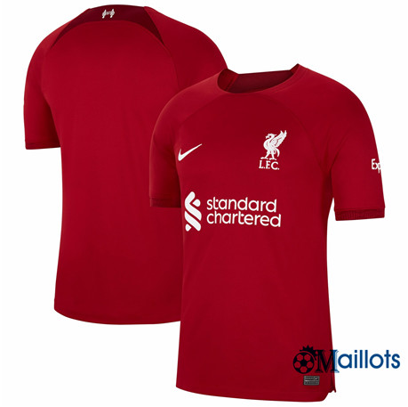 Grossiste omaillots Maillot Foot Liverpool Domicile 2022 2023