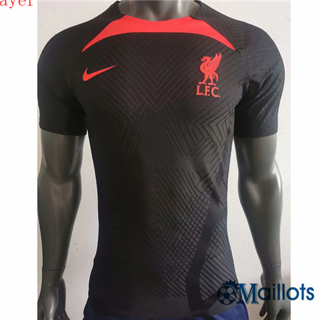 Grossiste omaillots Maillot Foot Player Liverpool Training Noir 2022 2023