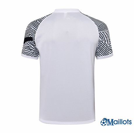 Grossiste omaillots Maillot Foot Training T-Shirts France Blanc Coupe du Monde 2022 2023