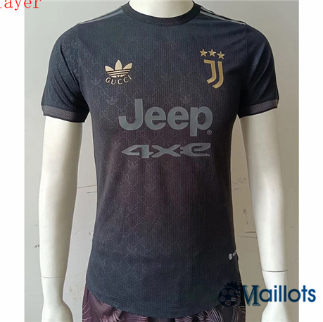 Grossiste omaillots Maillot Foot Player Juventus Noir 2022 2023