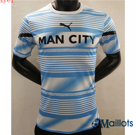 Grossiste omaillots Maillot Foot Player Manchester City pre-match 2022 2023