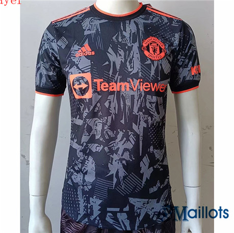 Grossiste omaillots Maillot Foot Player Manchester United camouflage Noir 2022 2023