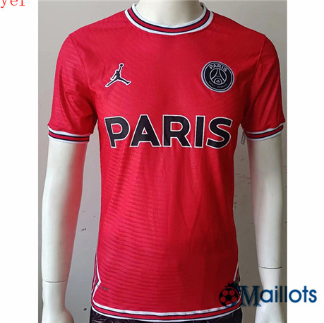 Grossiste omaillots Maillot Foot Player PSG Rouge 2022 2023