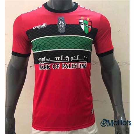 Grossiste omaillots Maillot Foot Palestine Third Rouge 2021 Coupe du Monde 2022