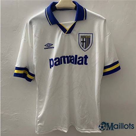 Grossiste omaillots Maillot Foot sport Vintage Parma Calcio Exterieur 1993-95