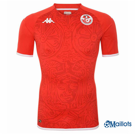 Grossiste omaillots Maillot Foot Tunisie Domicile Coupe du Monde 2022 2023