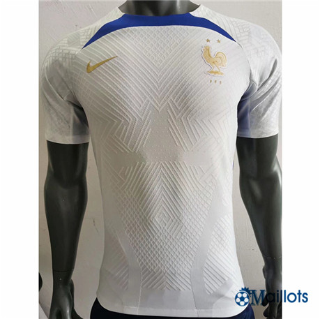 omaillots Maillot de football Player France Maillot training Blanc 2022 2023 om348