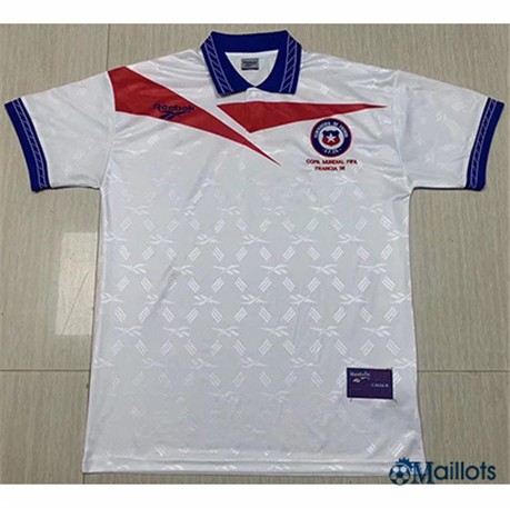 omaillots Maillot de football Grossiste Maillot foot sport Rétro Chile ExterieurRetro1998 om407