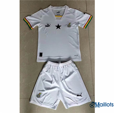 Grossiste Maillot foot Ghana Enfant Domicile 2022-2023