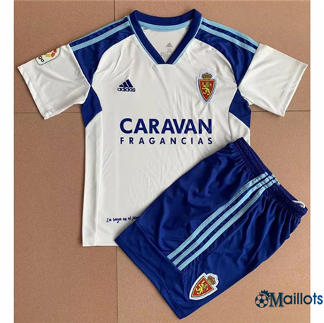 Grossiste Maillot foot Real Zaragoza Enfant Domicile 2022-2023