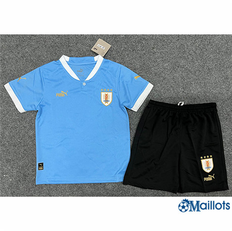 Grossiste Maillot foot Uruguay Enfant Domicile 2022-2023