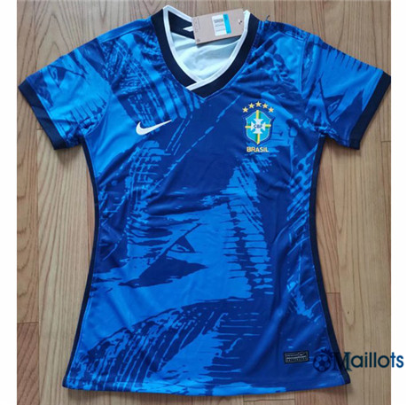 Grossiste Maillot foot Brésil Femme Bleu 2022-2023