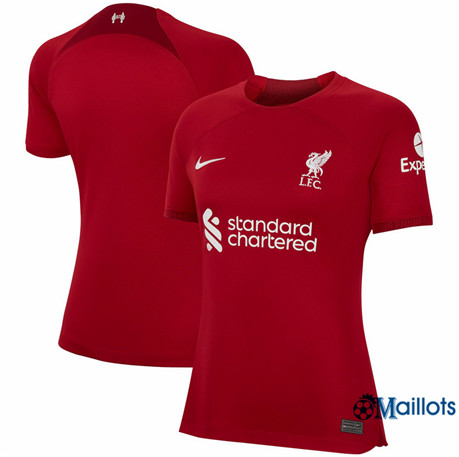 Grossiste Maillot foot FC Liverpool Femme Domicile 2022-2023