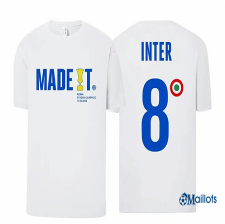 Grossiste Maillot foot Inter Milan T-shirt Blanc 2022-2023