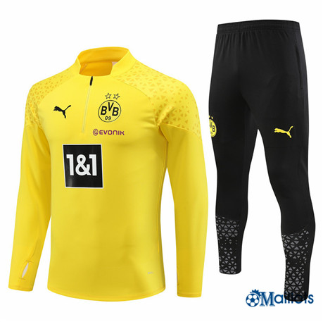 Survetement Borussia Dortmund Homme Jaune 2023 2024 omN363