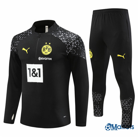 Survetement Borussia Dortmund Homme Noir 2023 2024 omN364