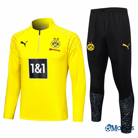 Survetement Borussia Dortmund Homme Jaune 2023 2024 omN367