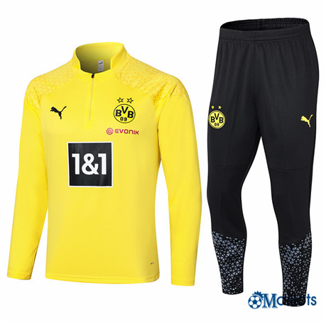 Survetement Borussia Dortmund Homme Jaune 2023 2024 omN369