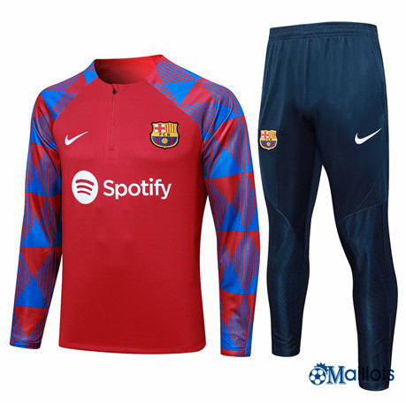 Survetement FC Barcelone Homme Rouge 2023 2024 omN377
