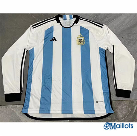 Grossiste Maillot de football Argentine Maillot 3-star Manche Longue 2022-2023 om9168