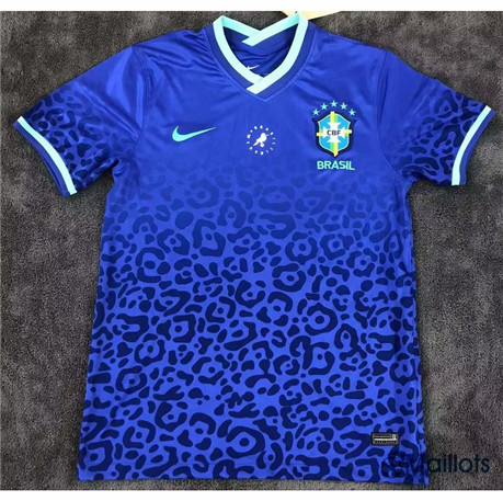 Grossiste Maillot de football Brésil Maillot training Bleu 2022-2023 om9174