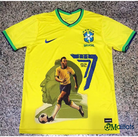 Grossiste Maillot de football Brésil Maillot Édition commémorative Jaune 2022-2023 om9177