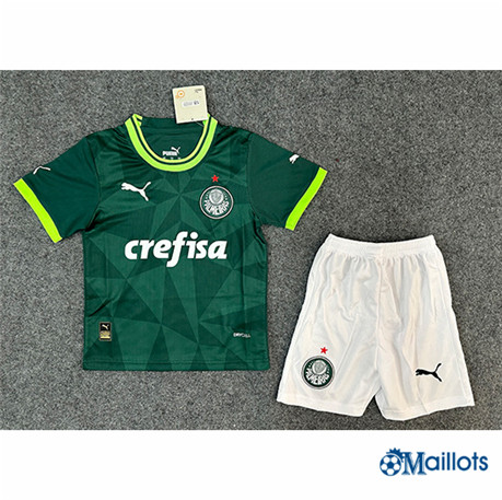 Grossiste Maillot de football Palmeiras Enfant Vert 2023-2024 om9116