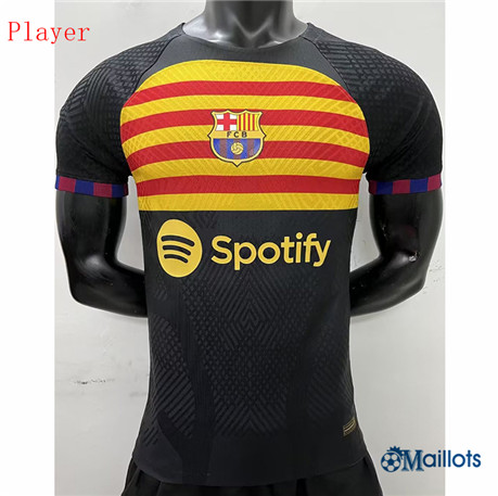 Grossiste Maillot de football FC Barcelone Player Noir 2022-2023 om9066
