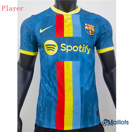 Grossiste Maillot de football FC Barcelone Player Classic Vert foncé 2023-2024 om9067