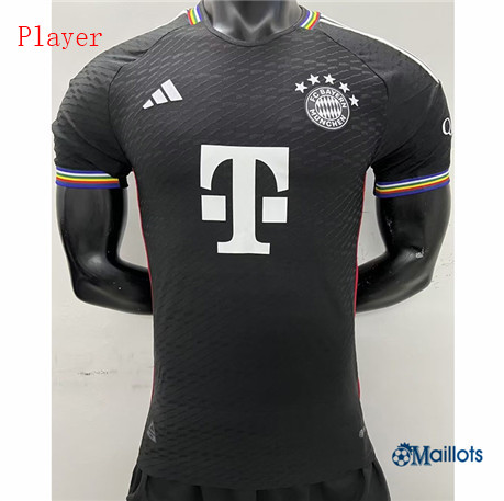 Omaillots maillot de foot Bayern Munich Player Noir 2023 2024