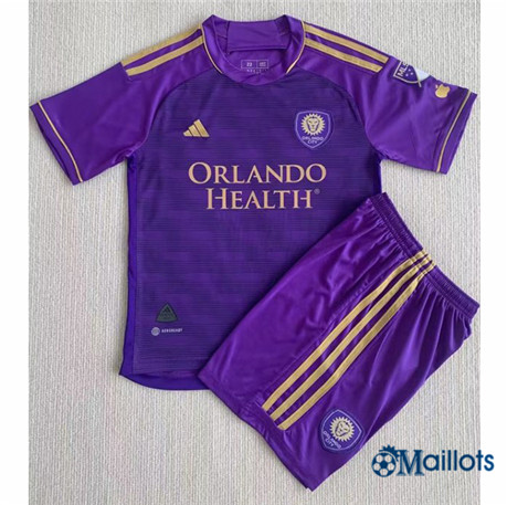 Omaillots maillot de foot Orlando City Enfant Domicile 2023 2024