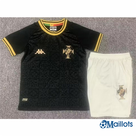 Omaillots maillot de football Vasco da Gama Enfant Domicile Noir 2022