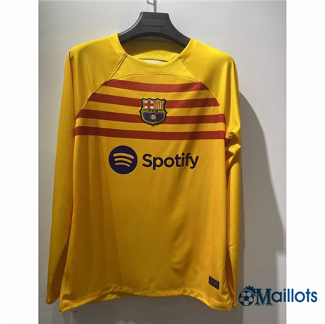 Omaillots maillot de foot FC Barcelone Fourth Manche Longue 2022