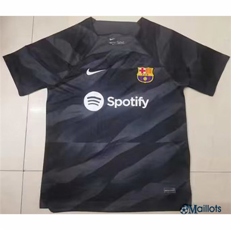 Omaillots maillot FC Barcelone Noir 2023 2024